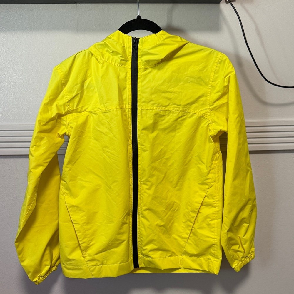 Bright Yellow Windbreaker Jacket